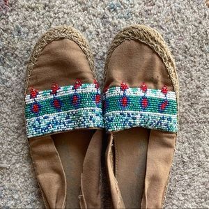 Free People beaded espadrilles